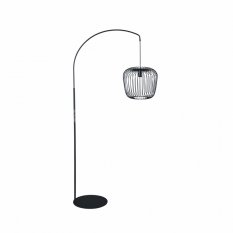 Lampa podłogowa K-4180 FINEUS 90x178x36 cm do salonu lub pokoju czarny