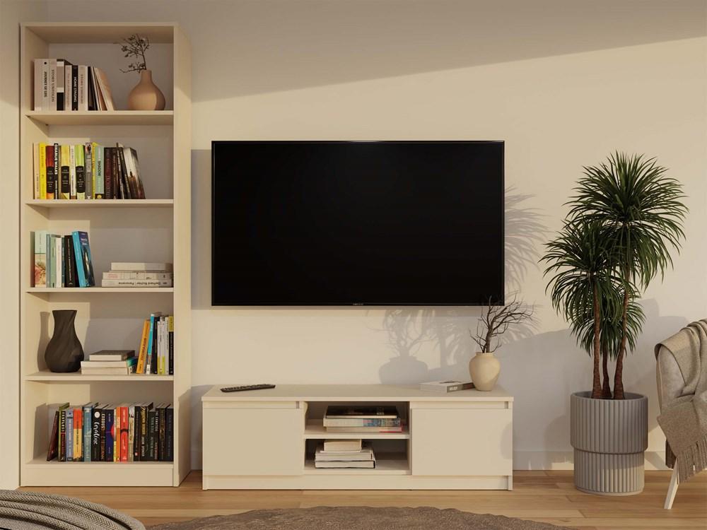 Szafka RTV Malwa 36x120x40 cm do salonu kaszmir beż nr. 2