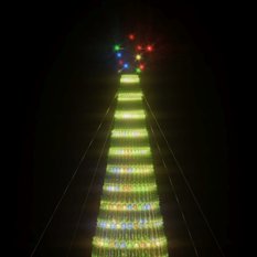 Choinka stożkowa 500 cm 1544 LED kolorowa na święta do ogrodu - Miniaturka zdjęcia nr 6