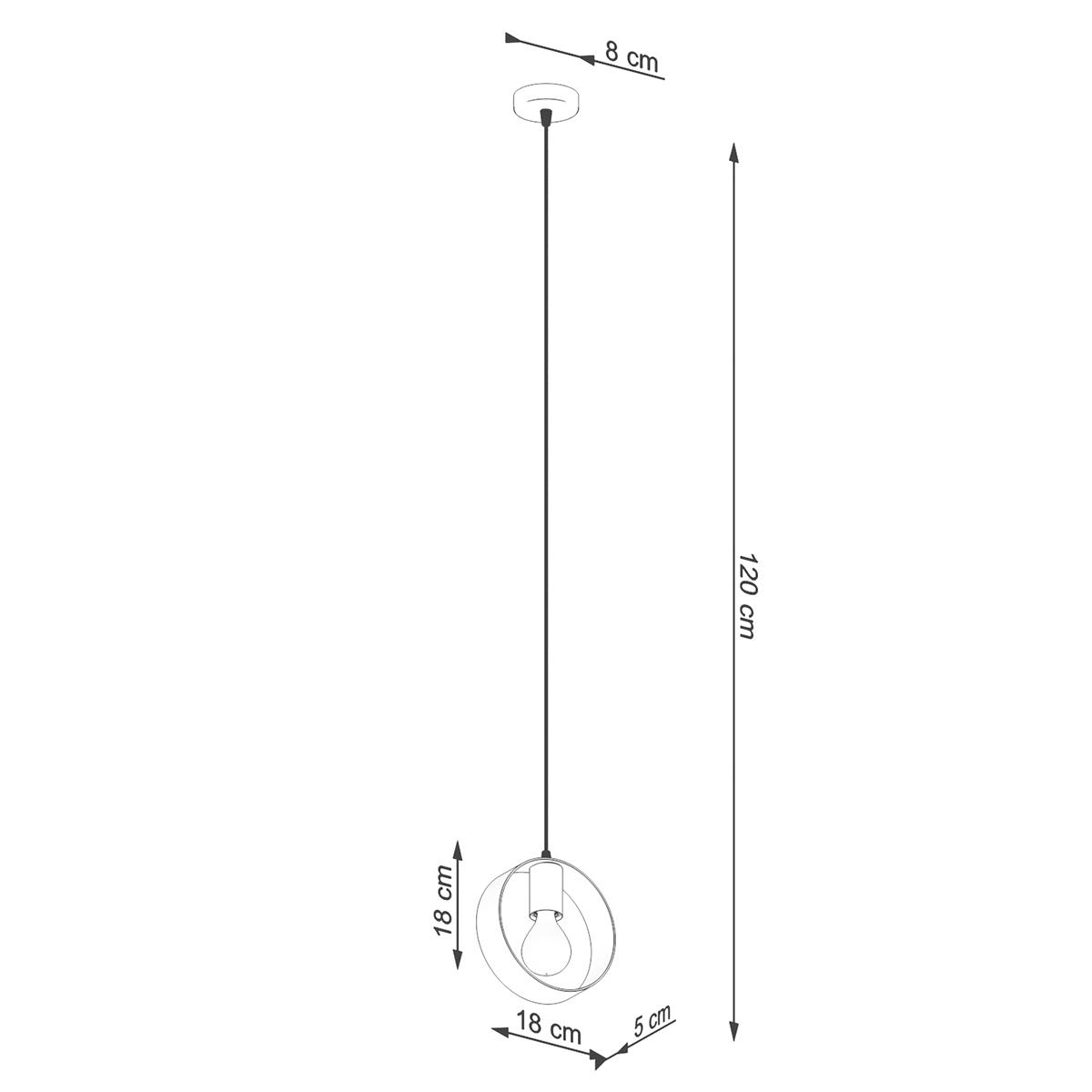 Lampa wisząca TITRAN 1 biała 120x18x18cm nowoczesna E27 do salonu nr. 5