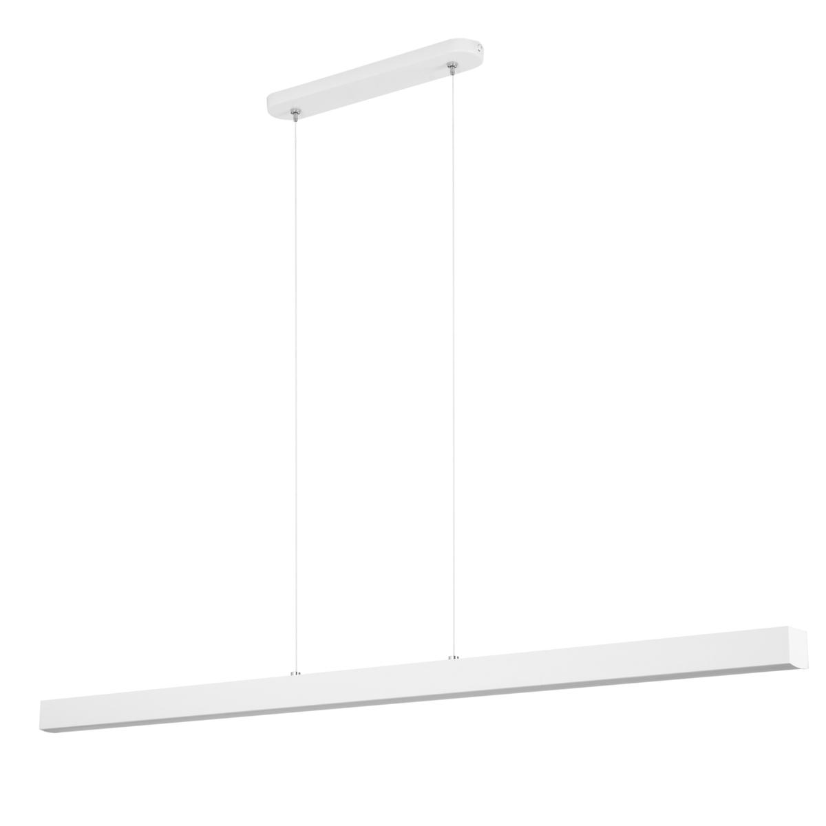 Lampa wisząca 116x6x150 cm LED z metalu wymienny LED biała 2900K do salonu nr. 1