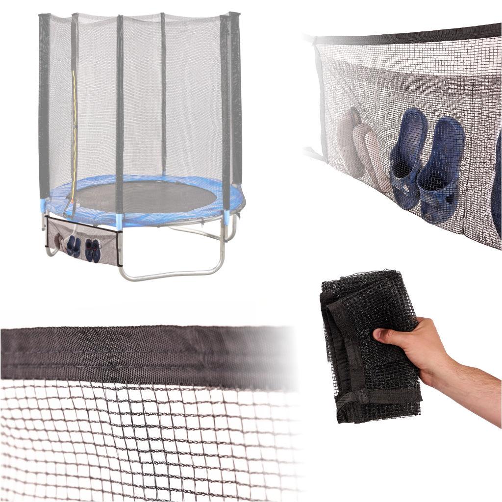 Torba siatka dolna do trampoliny organizer na buty klucze telefonersalna 110cm nr. 2