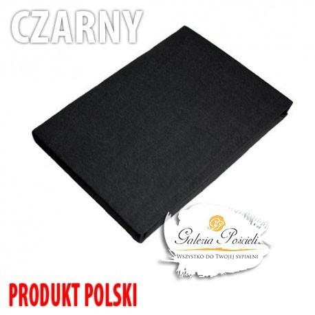 Prześcieradło frotte 200x220cm CZARNY nr. 2