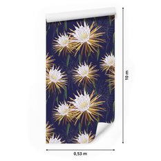 Tapeta ścienna do salonu kwiaty liście przyroda  - Miniaturka zdjęcia nr 2