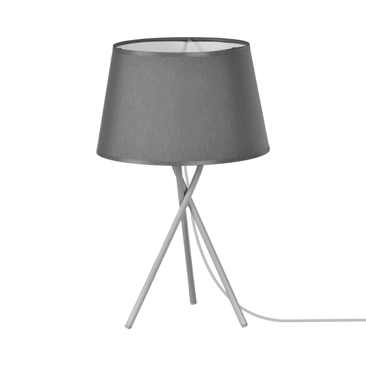 Lampka stołowa / nocna K-4372 REMI GRAY 26x43x16 cm do salonu lub pokoju szary