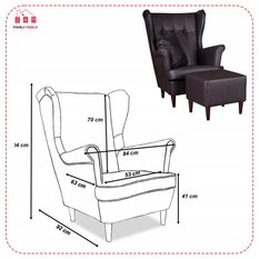 Zestaw wypoczynkowy eko skóra sofa + 2F+2P - Miniaturka zdjęcia nr 8