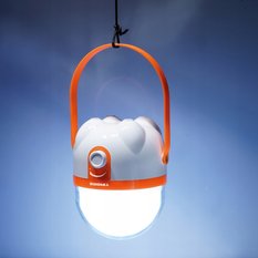 Lampa 18 cm latarka kempingowa turystyczna pomarańczowa biała  - Miniaturka zdjęcia nr 5