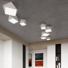 Plafon HEXA 35 biały 15x35x35cm nowoczesna lampa E27 do salonu - Miniaturka zdjęcia nr 7