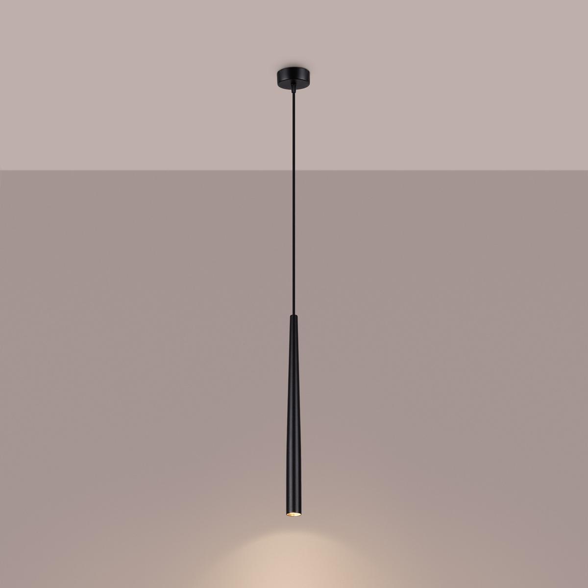 Lampa wisząca Bliss 118x8x8cm czarna nr. 3