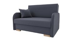 Sofa Gold 80x124x100 cm z funkcją spania do salonu rozkładana jasmine szara - Miniaturka zdjęcia nr 1