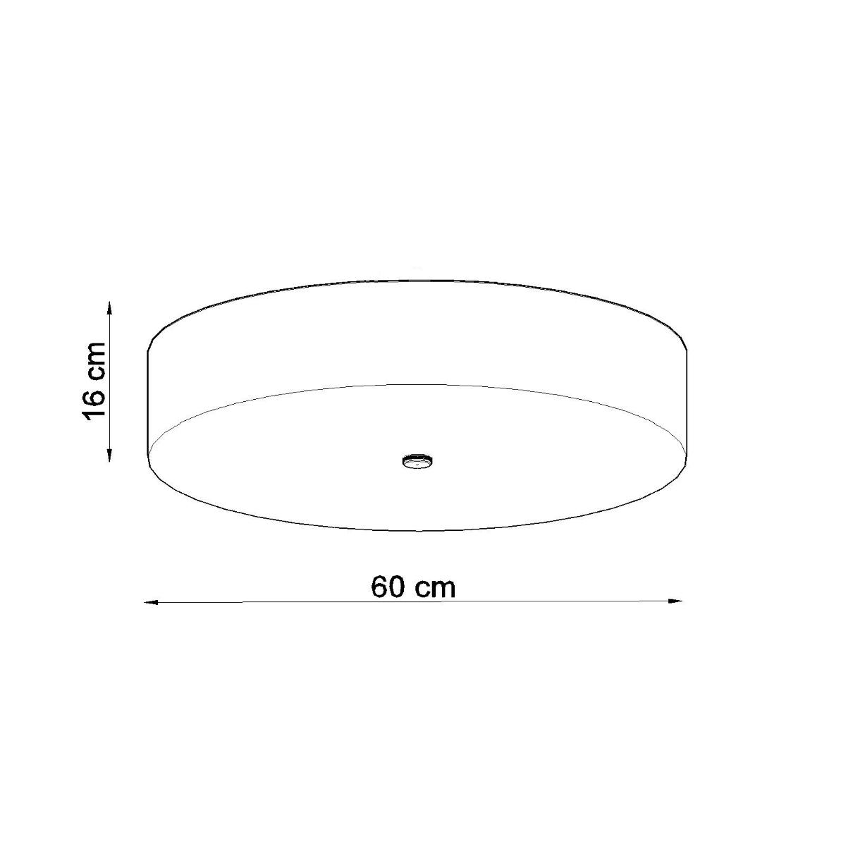 Plafon SKALA 60 biały 16x60x60cm E27 nowoczesna lampa do salonu nr. 4