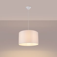 Lampa wisząca NOVA 40 biała 88x40x40cm nowoczesna E27 do salonu - Miniaturka zdjęcia nr 3