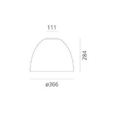 Nowoczesna lampa sufitowa LED Artemide Nur A246690 - Miniaturka zdjęcia nr 3