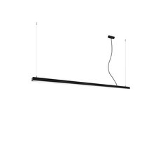 Lampa wisząca PINNE 200 czarna 3000K 150x6x200cm nowoczesna LED do salonu - Miniaturka zdjęcia nr 1