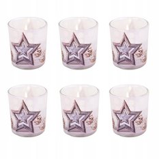 6x Świeca świeczka zapachowa Winter Star Wanilia - Miniaturka zdjęcia nr 3