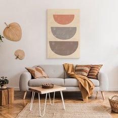 Obraz Do Salonu Japoński Styl Boho Minimalizm Abstrakcja 80x120cm - Miniaturka zdjęcia nr 3