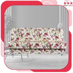 Wersalka SARA PRINT 200x95 cm róże rozkładana kanapa z pojemnikiem sofa do salonu Flowers - Miniaturka zdjęcia nr 2