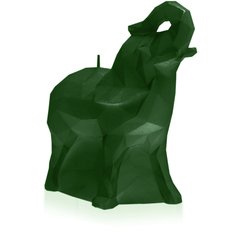 Świeca Elephant Low-Poly Dark Green Small - Miniaturka zdjęcia nr 2