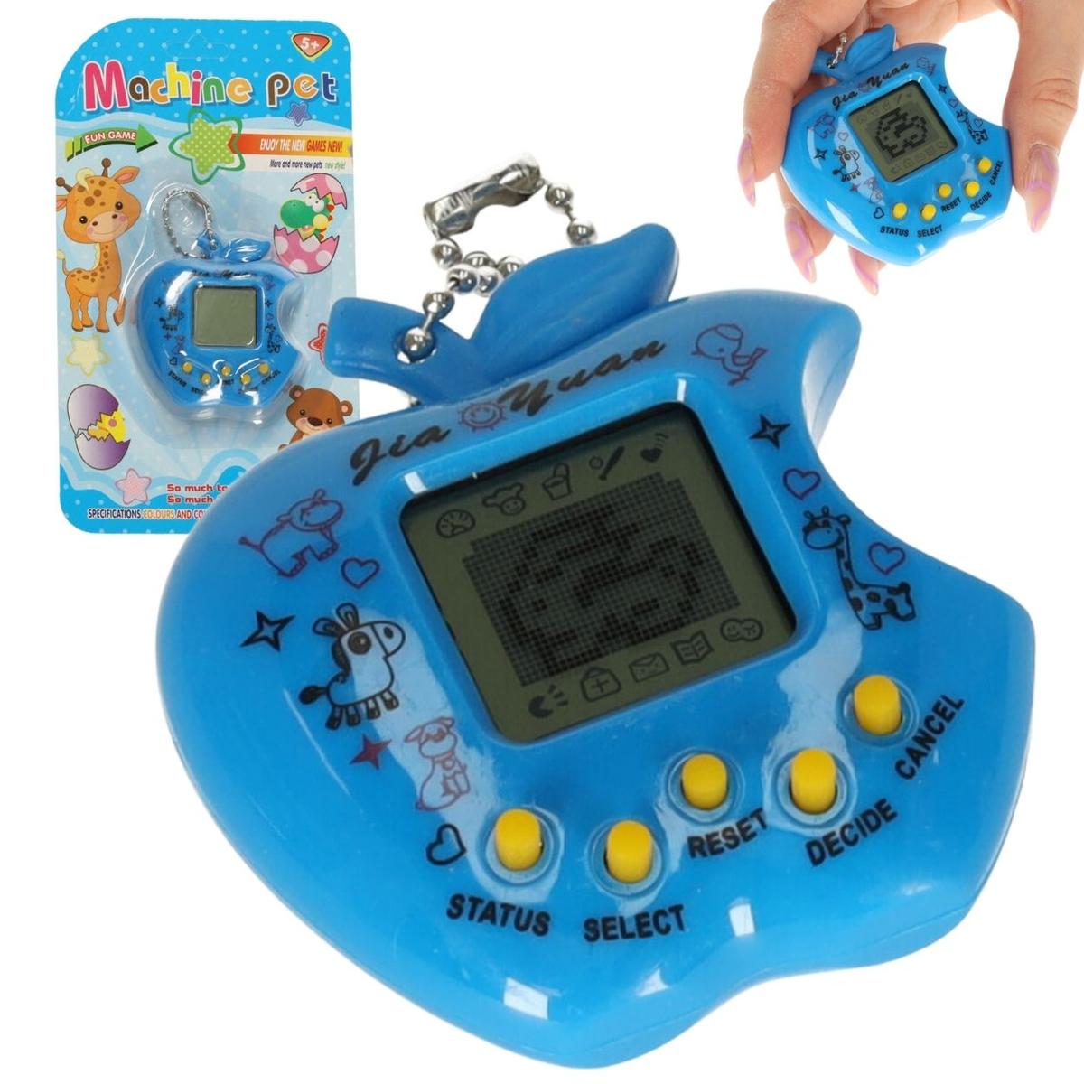 Zabawka Tamagotchi elektroniczna gra jabłko niebieskie nr. 1