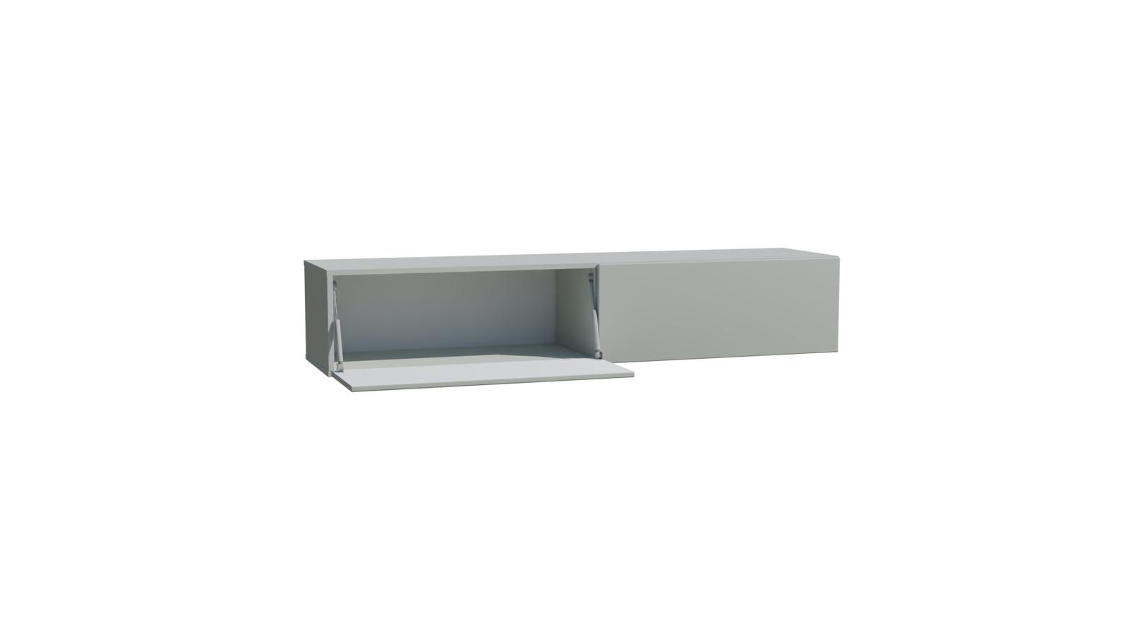 Szafka wisząca RTV 140x30x40 cm Cold Grey LOFT do salonu  nr. 2