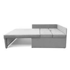 Narożnik Viluś 108x81x78 cm sofa jednoosobowa do pokoju salonu z funkcją spania i przechowywania dla dzieci szary - Miniaturka zdjęcia nr 3