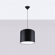 Lampa wisząca NOVA 30 czarna 88x30x30cm nowoczesna E27 do salonu - Miniaturka zdjęcia nr 2