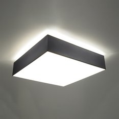 Plafon HORUS 55 szary 11x55x55cm E27 nowoczesna lampa do salonu - Miniaturka zdjęcia nr 3