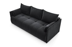 Kanapa Nessa 88x199x93 cm do salonu rozkładana kronos czarna - Miniaturka zdjęcia nr 3