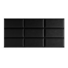 Panele tapicerowane 60x30 cm na ścianę prostokąt czarny - Miniaturka zdjęcia nr 4