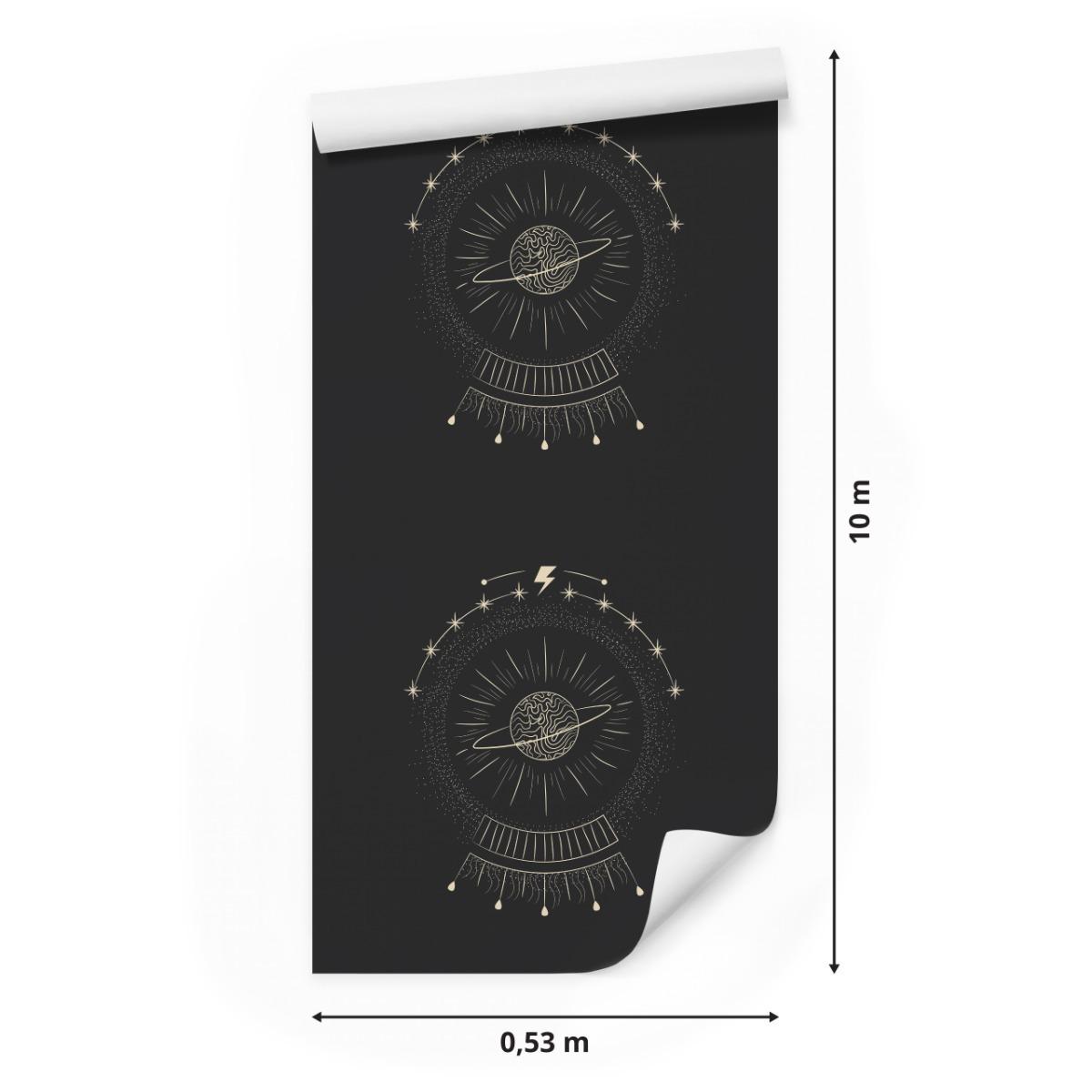 Tapeta Młodzieżowa PLANETY Gwiazdy Abstrakcja Boho  nr. 2