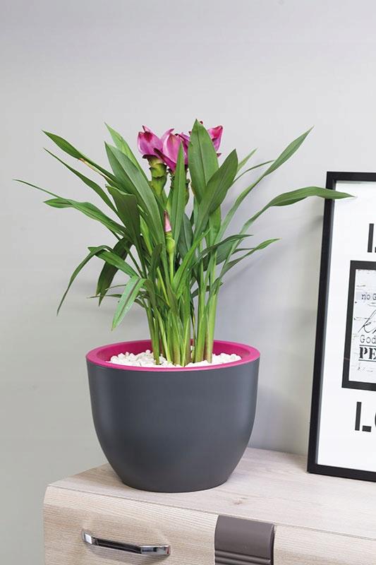 Dwukolorowa doniczka Muna 40 Okrągła donica śr40cm nr. 2