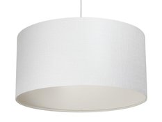 Lampa wisząca 40cm LEN LIGHT biała do salonu - Miniaturka zdjęcia nr 2