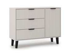 Komoda Scandi 81,5x110x39 cm do salonu kaszmir beż - Miniaturka zdjęcia nr 1