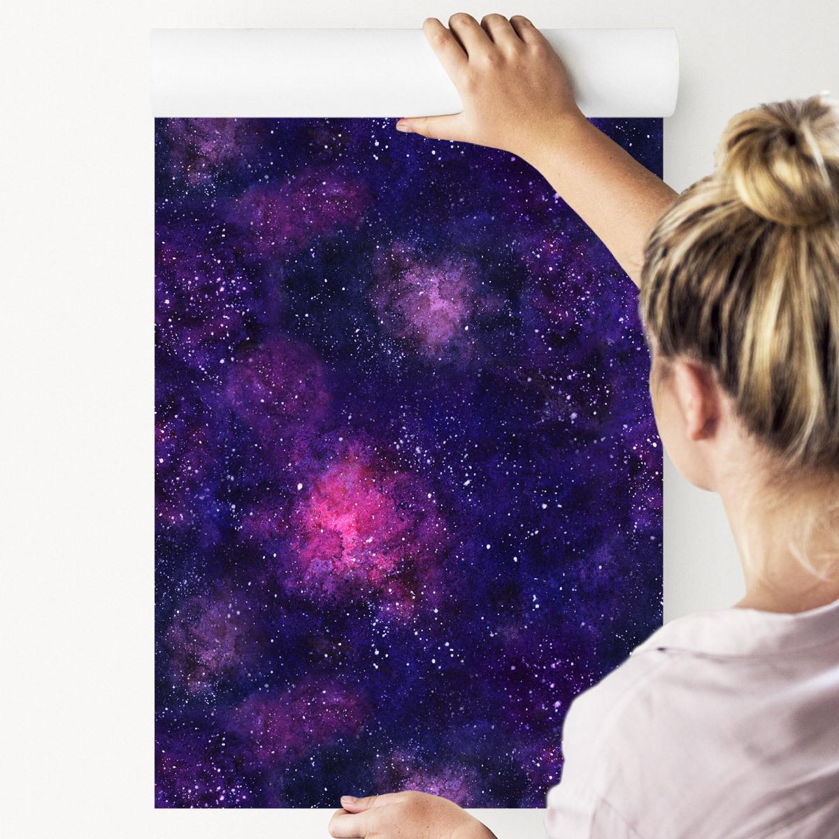 Tapeta Młodzieżowa KOSMOS Galaktyka Galaxy Gwiazdy  nr. 6