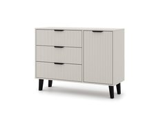 Komoda Scandi 81,5x110x39 cm do salonu kaszmir beż - Miniaturka zdjęcia nr 4