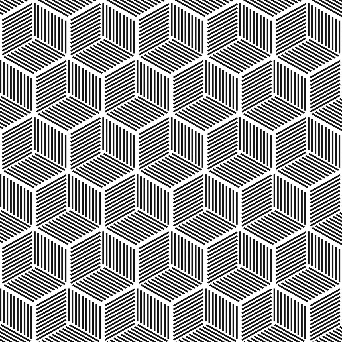 Tapeta Do Salonu ABSTRAKCJA Wzór Geometryczny 3D  nr. 7