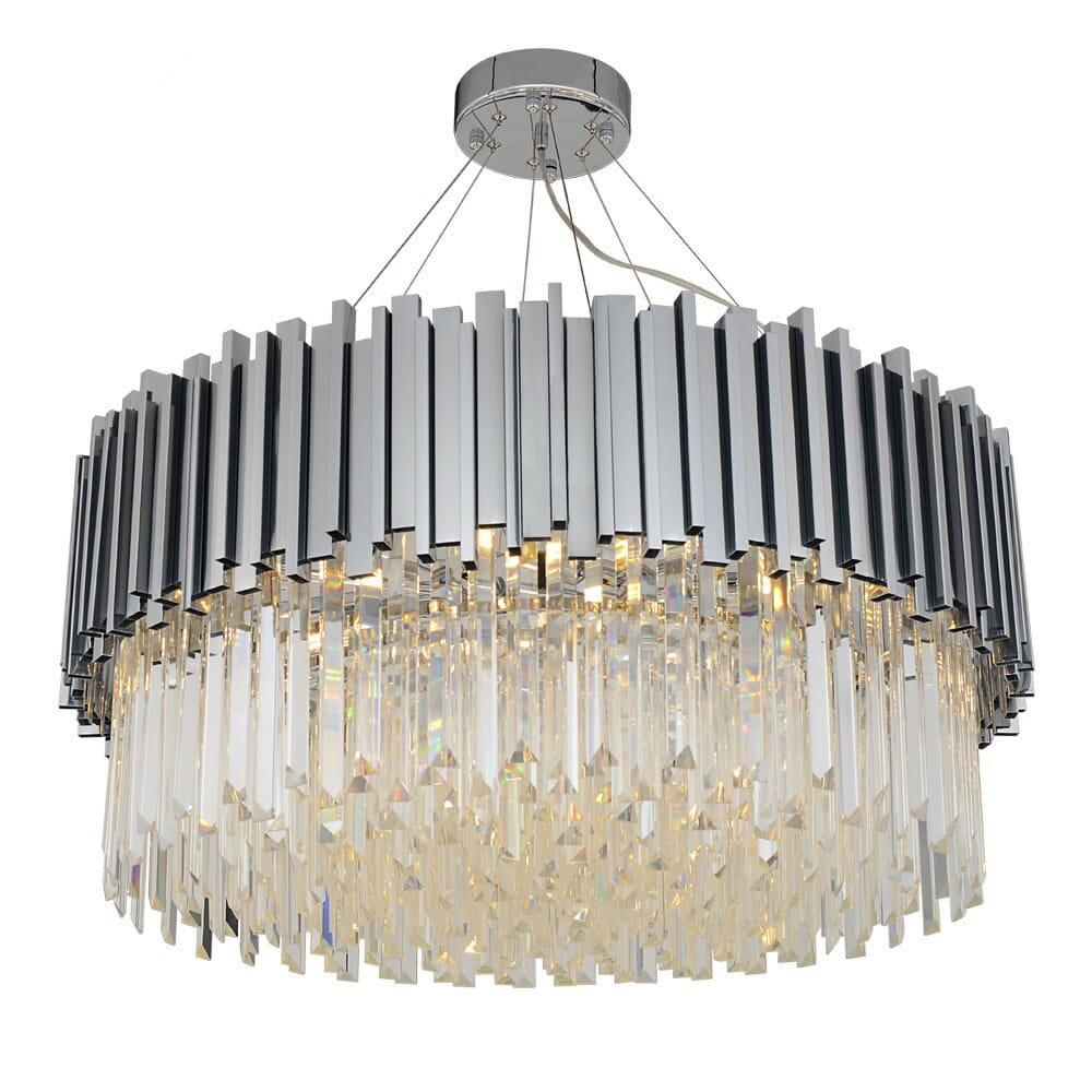 Pipe Organ Crystal Chandelier Chrome - żyrandol kryształowy 60cm