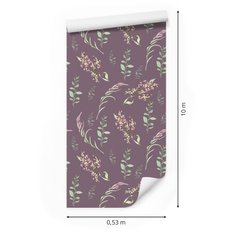 Tapeta KWIATY Polne Liście Styl Boho Ozdoba Natura  - Miniaturka zdjęcia nr 2