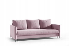 Kanapa BELISSA 216x91x95 cm sofa z funkcją spania z pojemnikiem RIVIERA  jasnoszara do salonu - Miniaturka zdjęcia nr 8