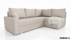 Narożnik Fino 74x145x228 cm do salonu rozkładana paros beżowa - Miniaturka zdjęcia nr 1
