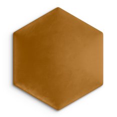 Panele tapicerowane 26x30 cm na ścianę hexagon żółty - Miniaturka zdjęcia nr 2