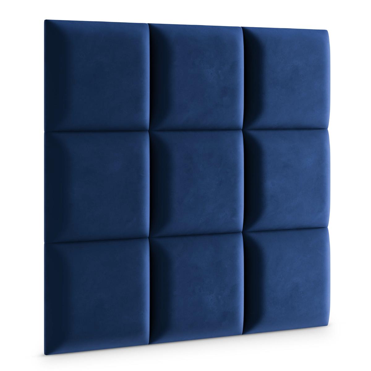 Panele tapicerowane 50x50 cm na ścianę magic velvet granatowy nr. 3