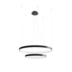 Żyrandol RIO 2 55/78 czarny LED 150x78x78cm nowoczesna lampa wisząca LED do salonu - Miniaturka zdjęcia nr 1