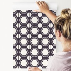 Tapeta GEOMETRYCZNA W Rolce Nowoczesna Abstrakcja 53x1000  - Miniaturka zdjęcia nr 3