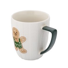 Kubek 440 ml porcelanowy w sweterku do kuchni - Miniaturka zdjęcia nr 2