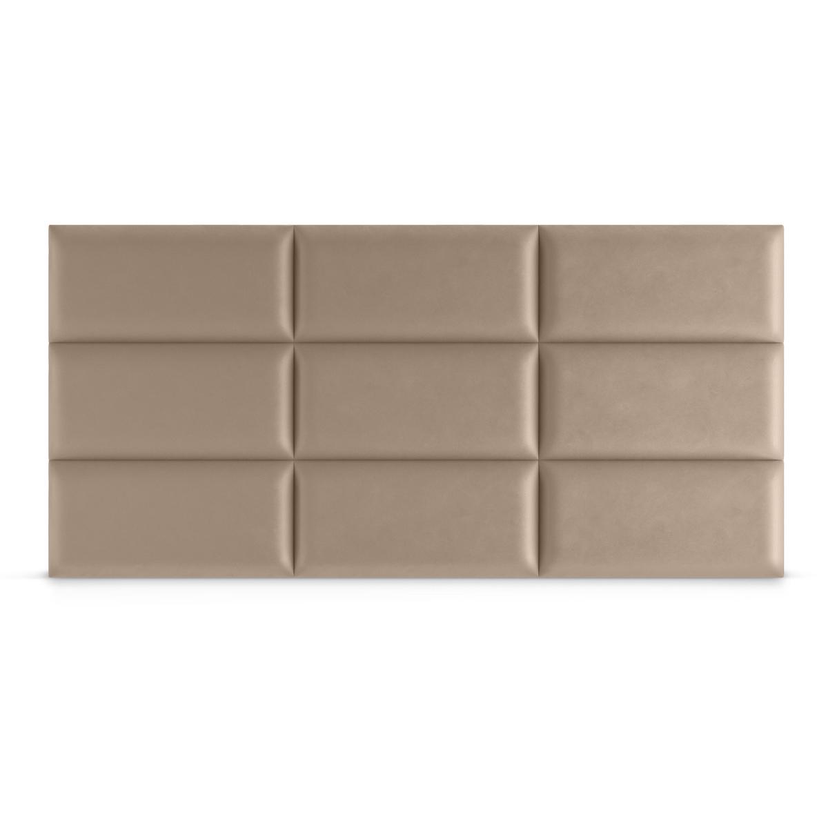 Panele tapicerowane 60x30 cm na ścianę prostokąt beżowy nr. 4