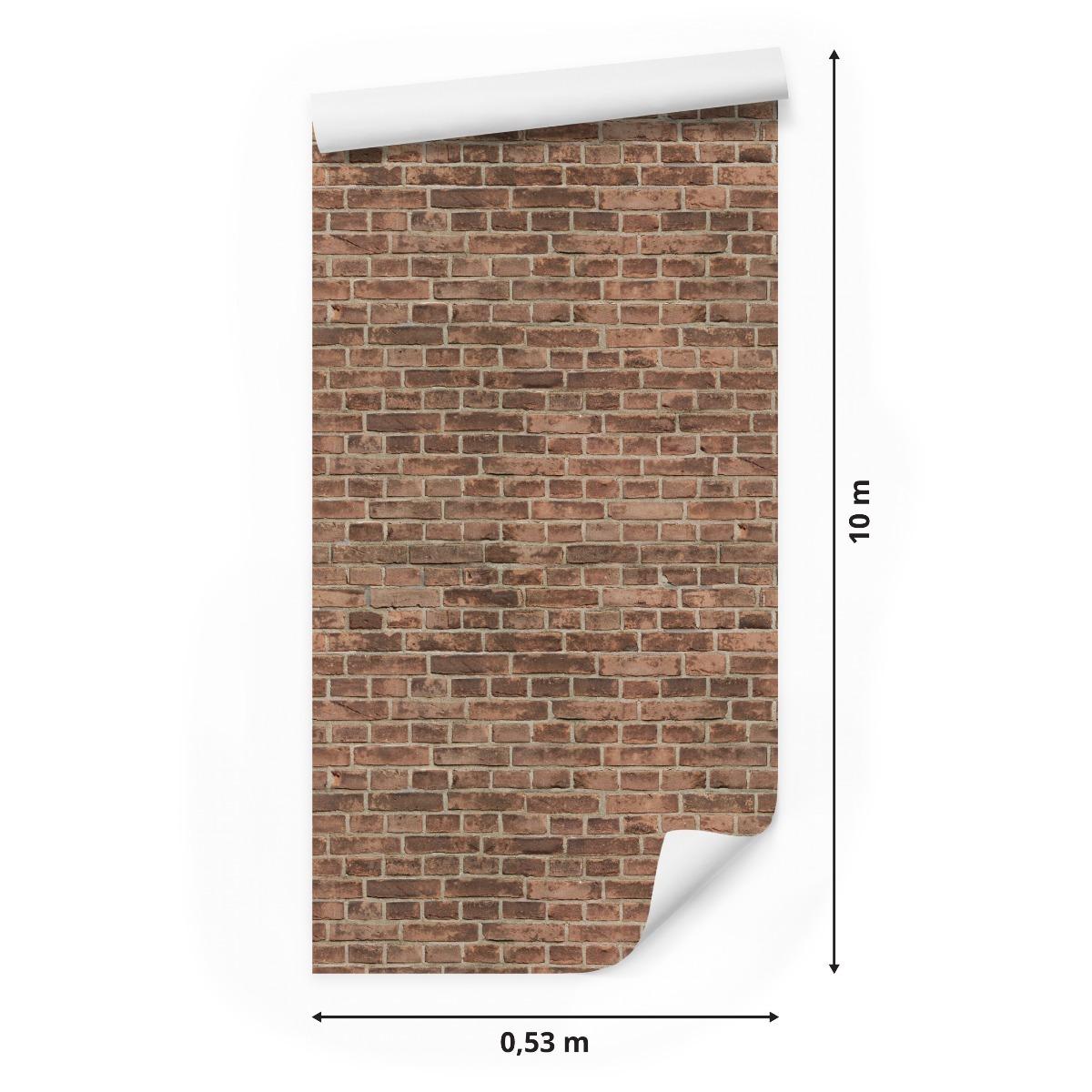 Tapeta Ścienna Stara CEGŁA Cegły Mur Modny Wzór 53x1000  nr. 2