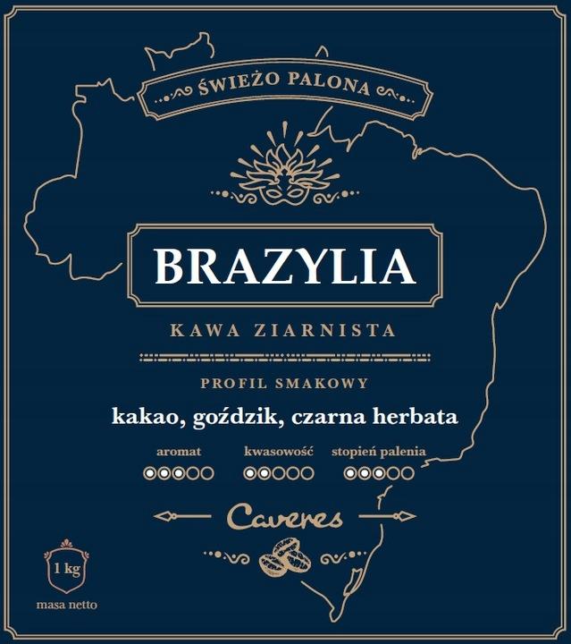 Caveres ŚWIĄTECZNY BLEND NA BOŻE NARODZENIE Brazylia 50/50 Kawa ziarnista 100G nr. 2