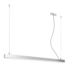 Lampa wisząca PINNE 117 szara 3000K 150x6x118cm nowoczesna LED do salonu - Miniaturka zdjęcia nr 1