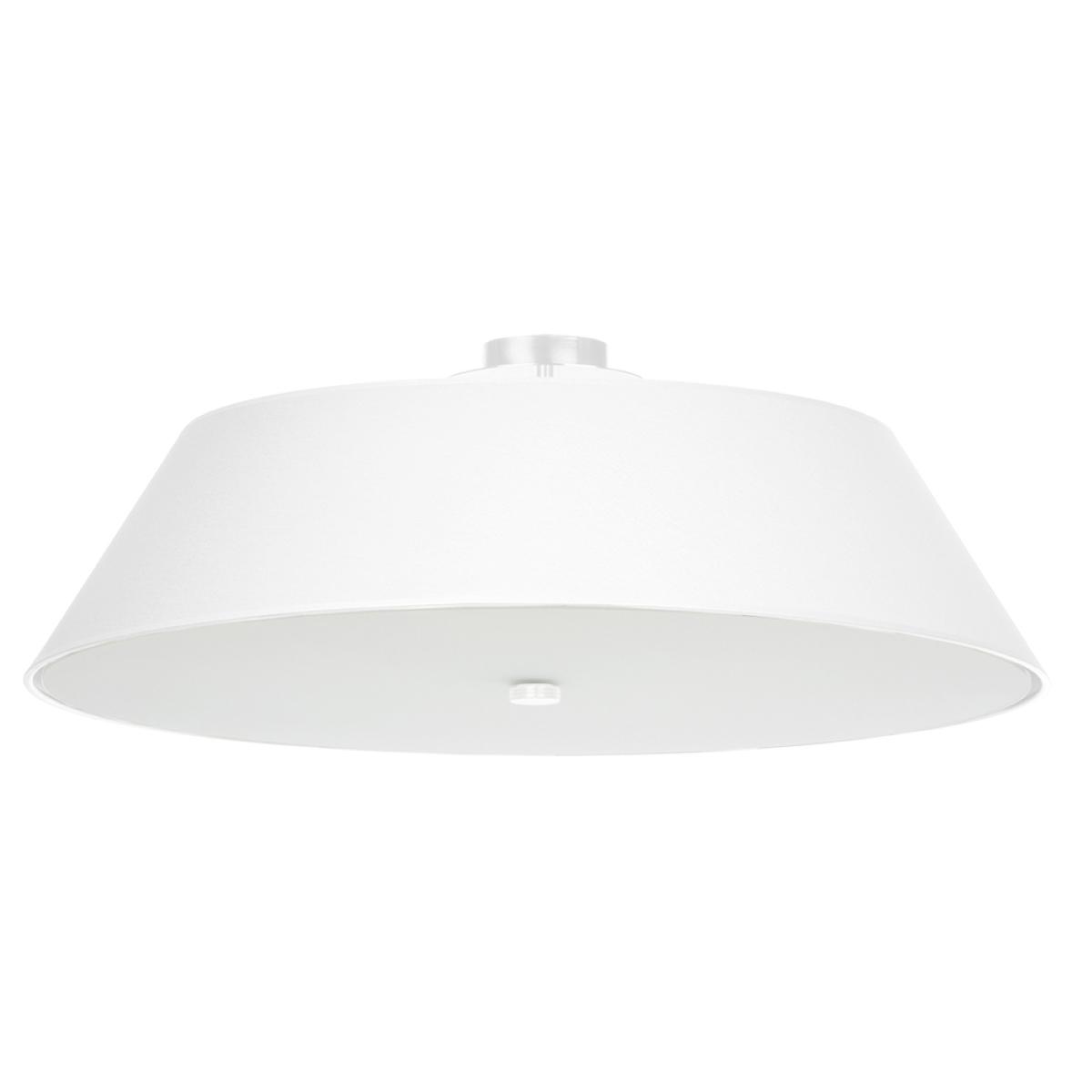 Plafon VEGA 70 biały 25x70x70cm E27 nowoczesna lampa do salonu